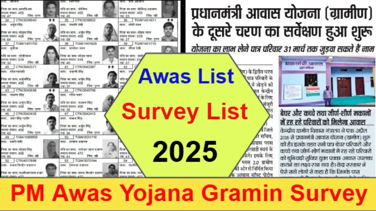 PM Awas Yojana Gramin Survey 2025: अब 15 मई तक भरें ऑनलाइन फॉर्म और पाएं पक्का घर